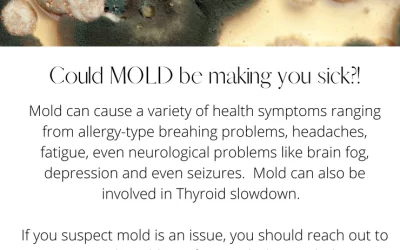 Mold. A very common and often over looked health issue